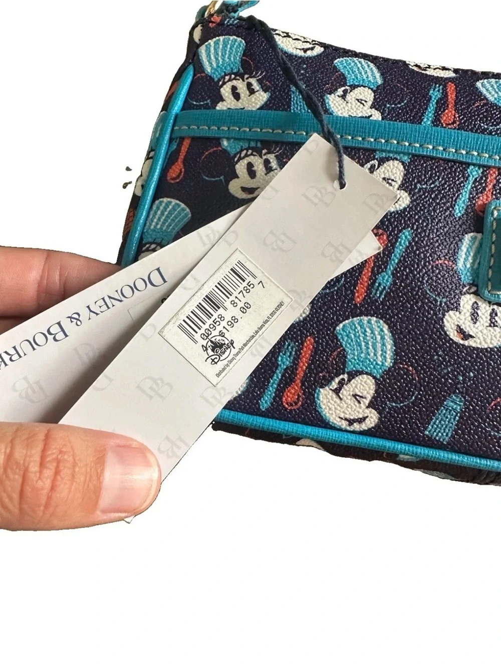 NWT Dooney & Bourke Disney EPCOT Intl Food & Wine Fest 2023 Mickey Crossbody Bag
